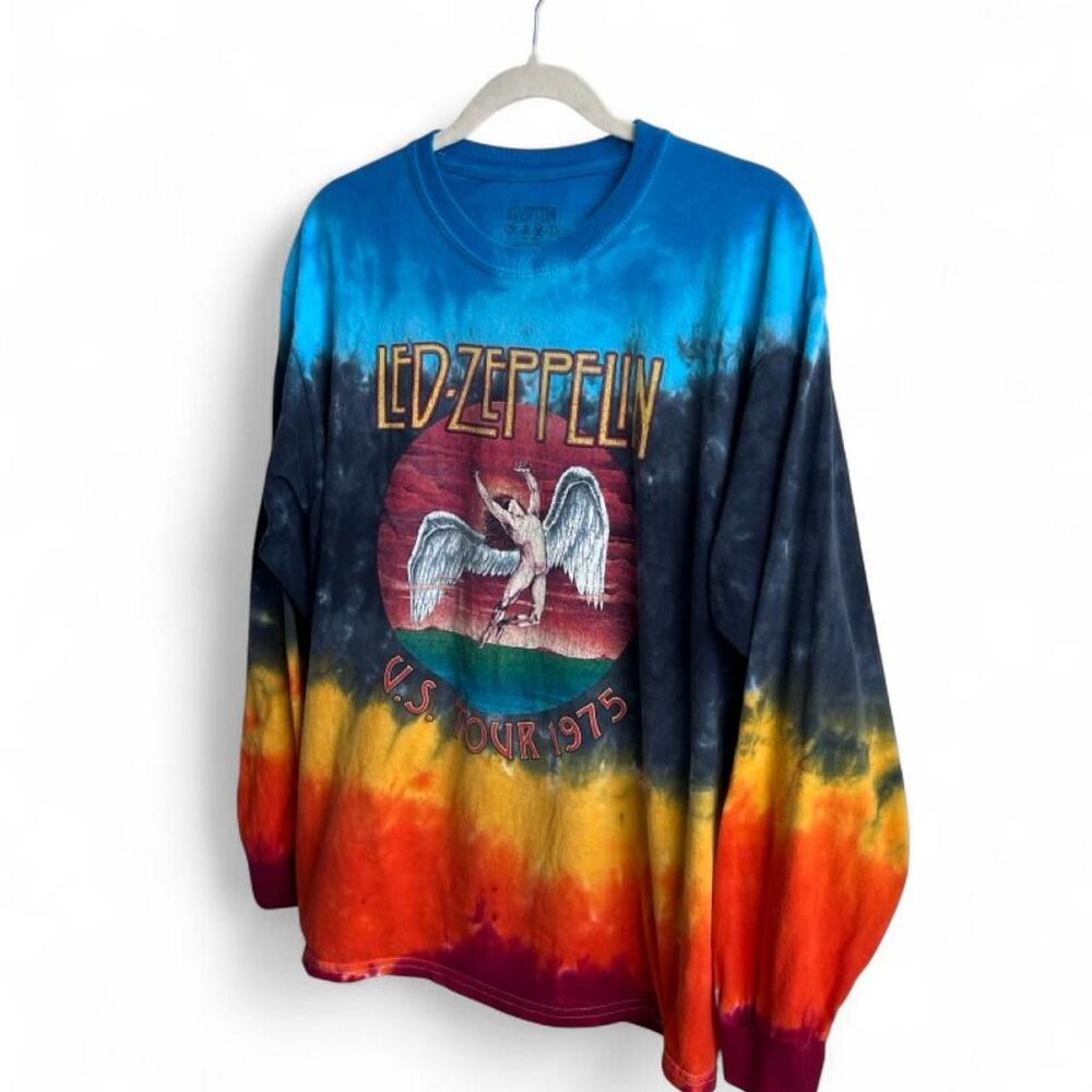 Led Zeppelin Long Sleeve Graphic Tee Men's Size Large - Picture 2 of 7